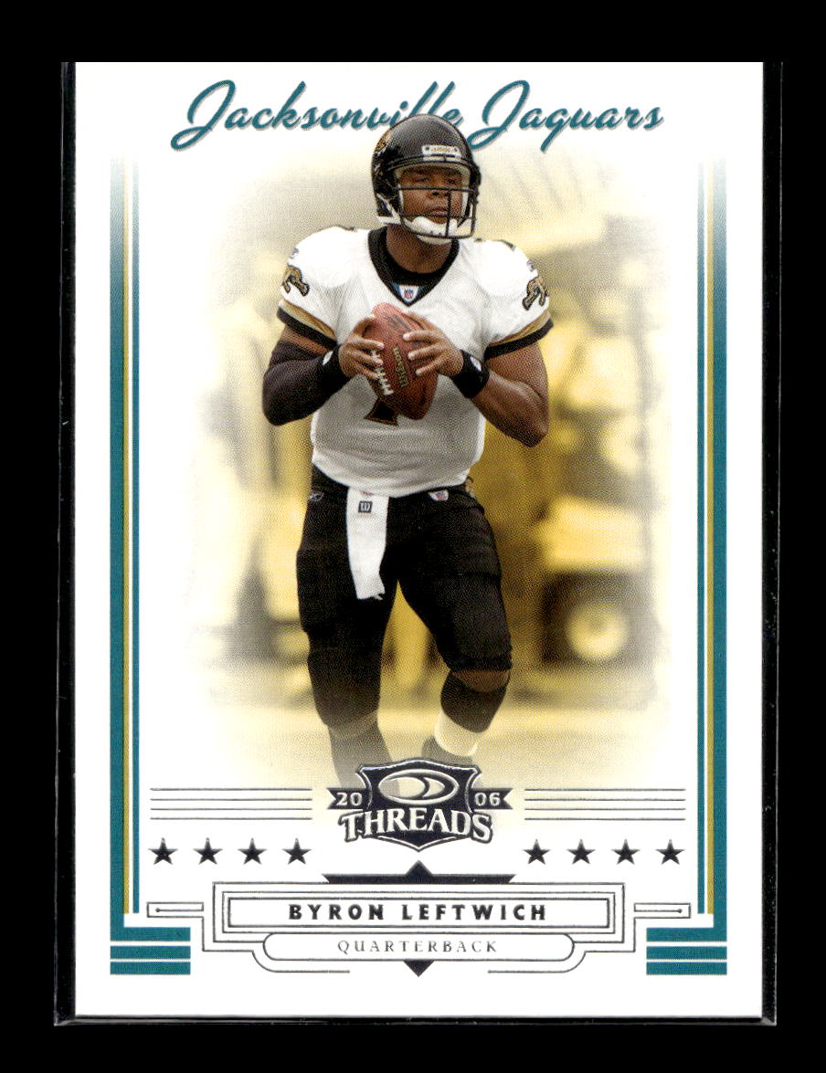 2006 Donruss Threads #17 Byron Leftwich (Jacksonville Jaguars)