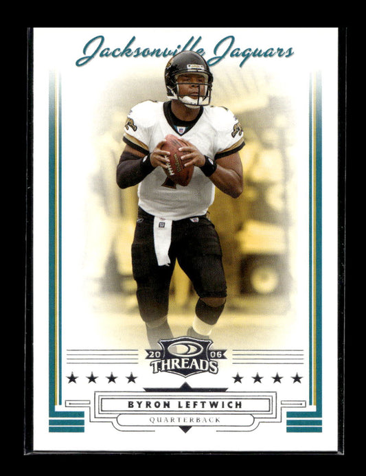 2006 Donruss Threads #17 Byron Leftwich (Jacksonville Jaguars)