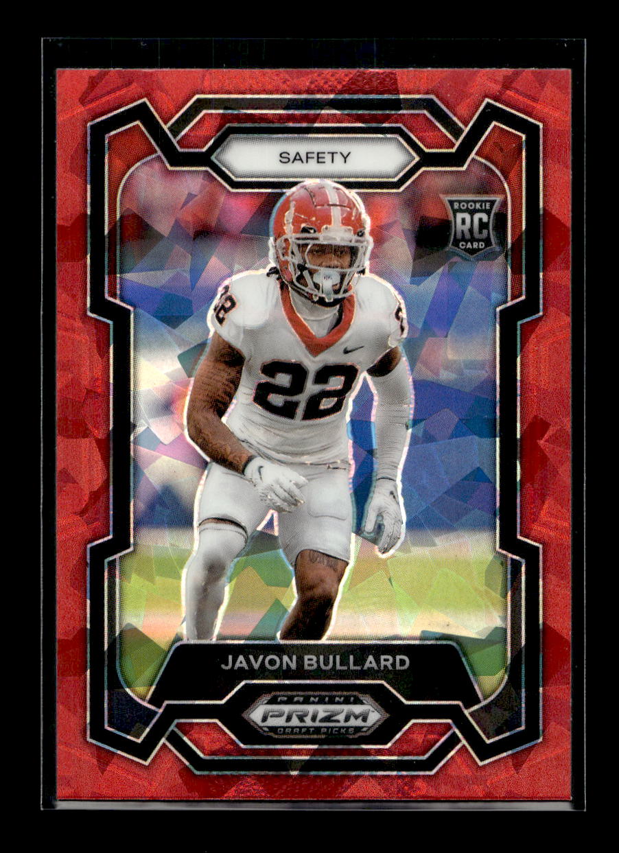 2024 Panini Prizm Draft Picks Prizms Red Ice Rookie #185 Javon Bullard