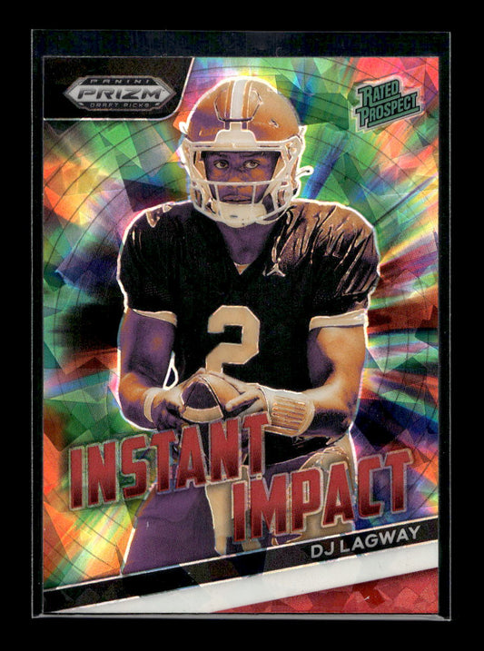 2024 Panini Prizm Draft Picks Instant Impact Red Ice #1 DJ Lagway