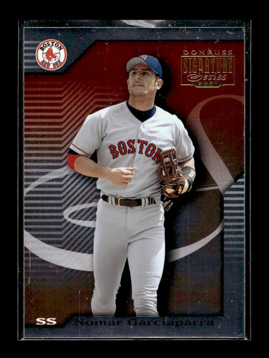 2001 Donruss Signature Series #17 Nomar Garciaparra (Boston Red Sox)