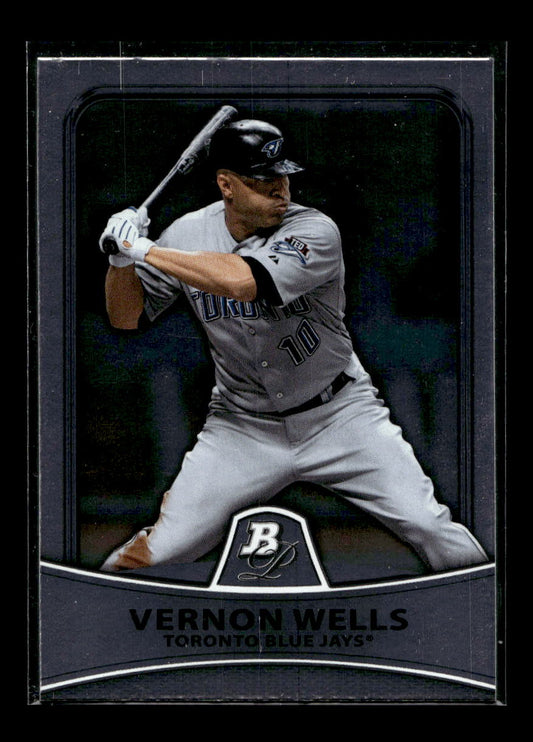 2010 Bowman Platinum #84 Vernon Wells (Toronto Blue Jays)