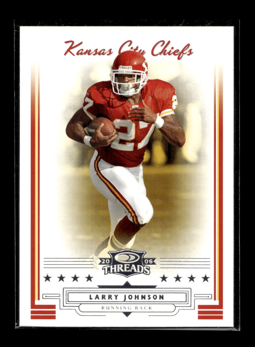 2006 Donruss Threads #16 Larry Johnson (Kansas City Chiefs)