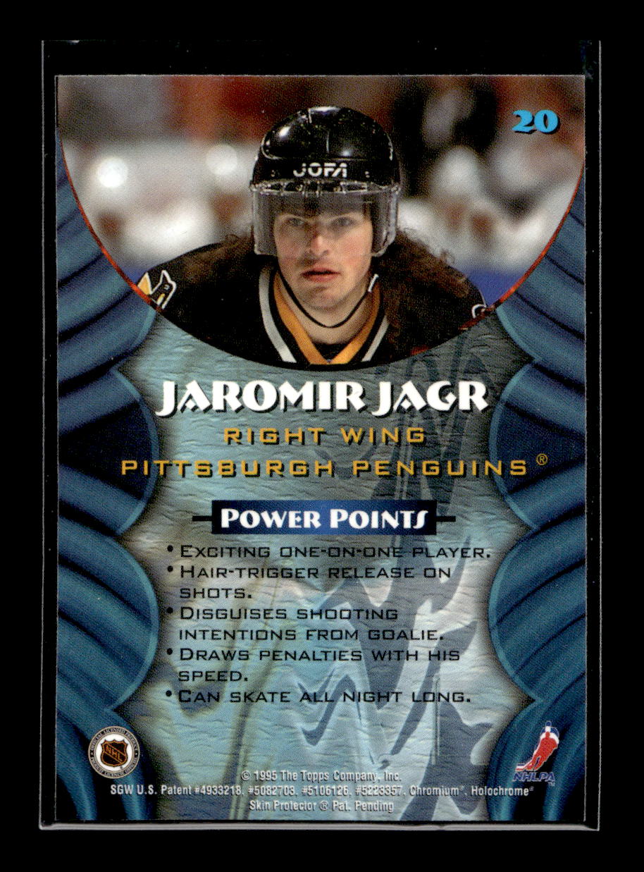 1994-95 Finest Bowman's Best #B20 Jaromir Jagr (Pittsburgh Penguins)