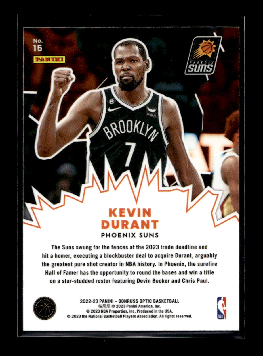 2022-23 Donruss Optic My House #15 Kevin Durant (Phoenix Suns)