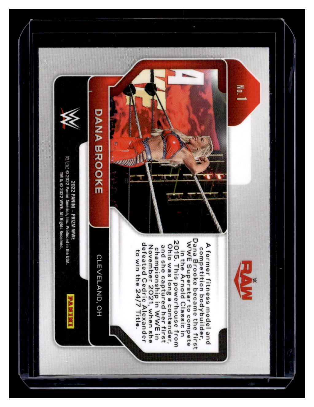 2022 Panini Prizm WWE Dana Brooke #1