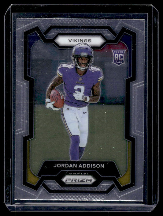 2023 Panini Prizm #368 Jordan Addison Rookie RC (Minnesota Vikings)