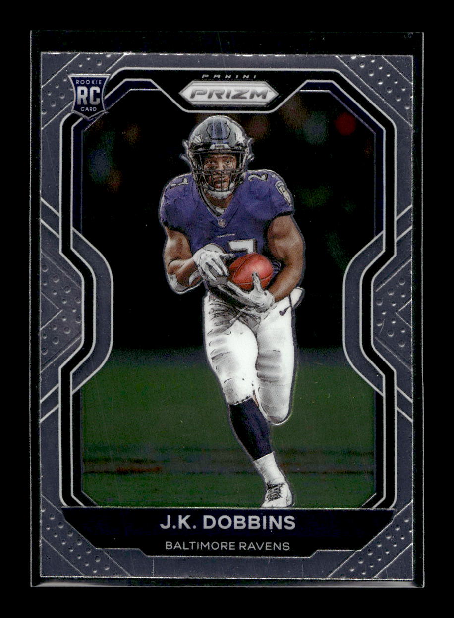 2020 Panini Prizm #379A J.K. Dobbins Rookie (Baltimore Ravens)