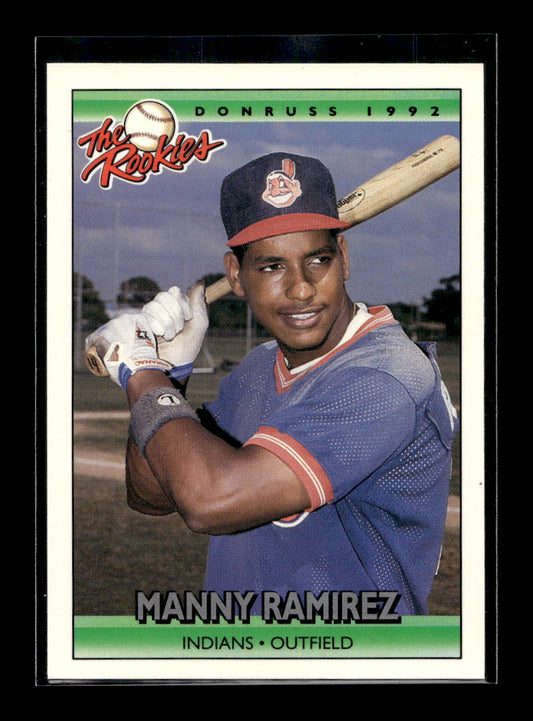 1992 Donruss Rookies #98 Manny Ramirez Rookie (Cleveland Indians)
