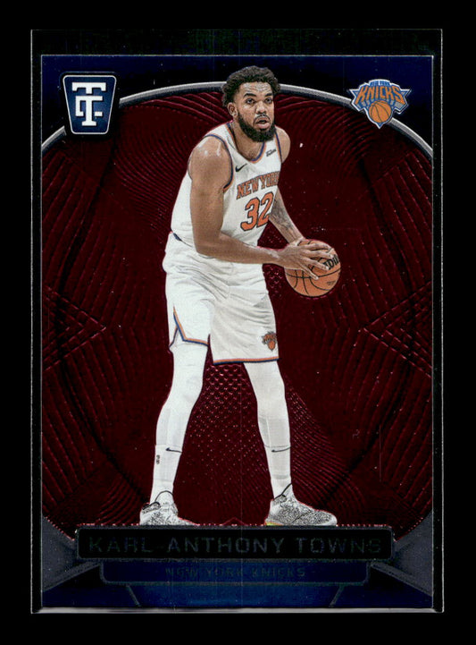 2024-25 Totally Certified Mirror Maroon #8 Karl-Anthony Towns (New York Knicks)