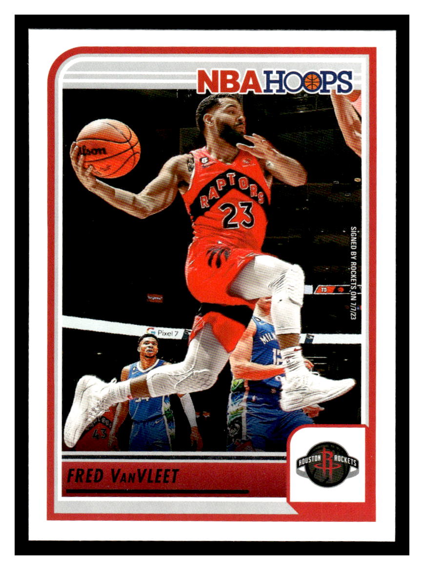 2023-24 NBA Hoops #222 Fred VanVfleet (Houston Rockets)