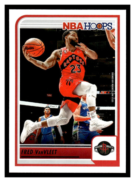 2023-24 NBA Hoops #222 Fred VanVfleet (Houston Rockets)