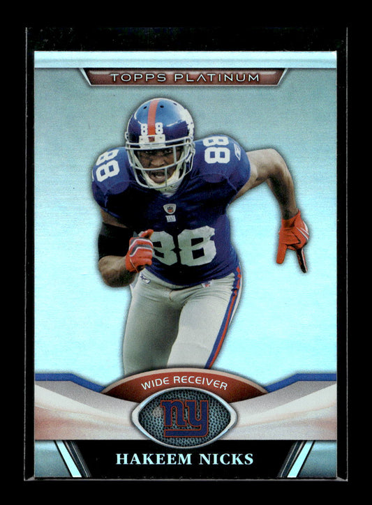2011 Topps Platinum #104 Hakeem Nicks (New York Giants)