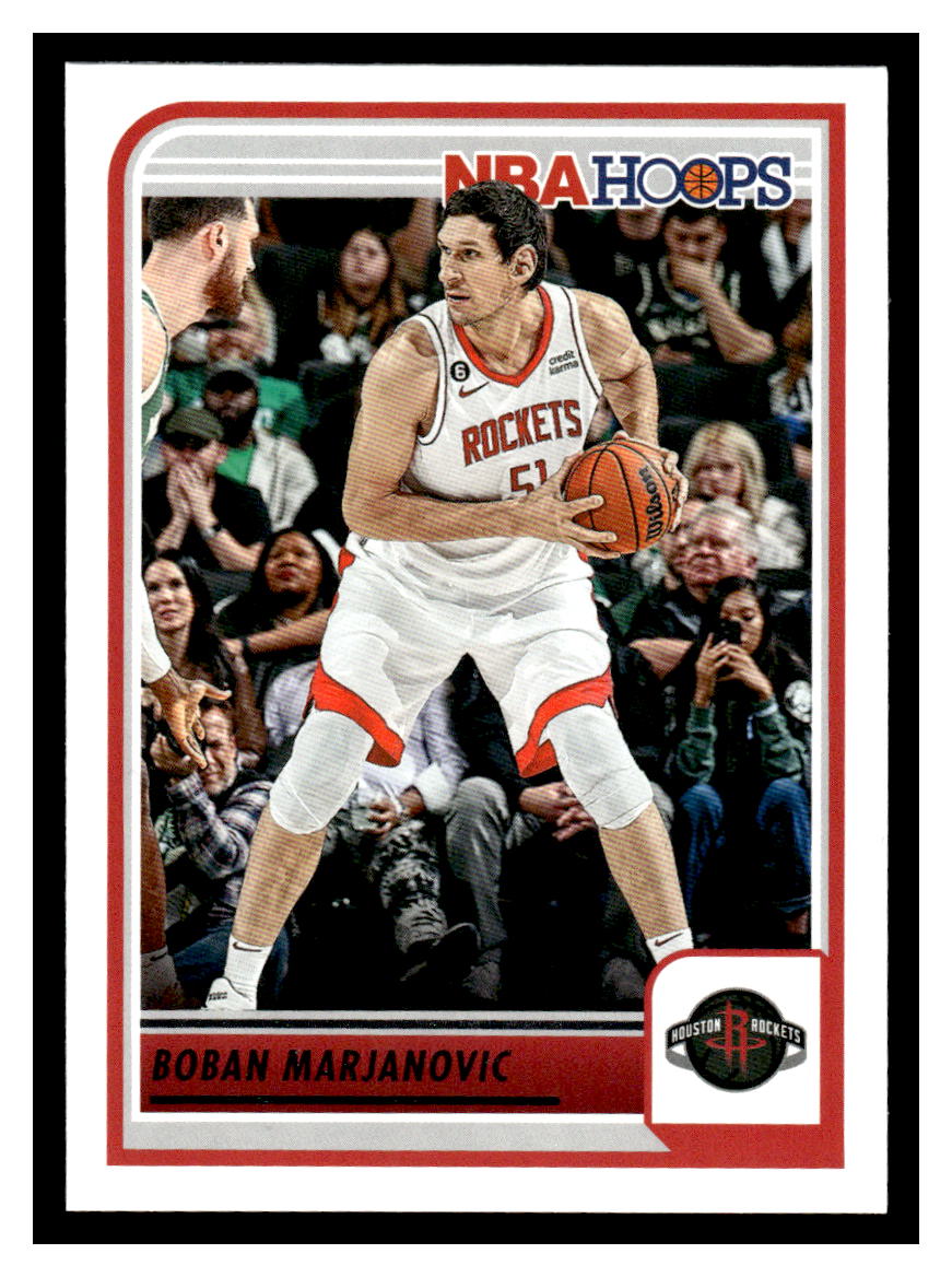 2023-24 NBA Hoops #220 Boban Marjanovic (Houston Rockets)