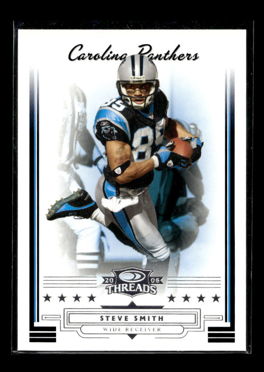 2006 Donruss Threads #30 Steve Smith (Carolina Panthers)