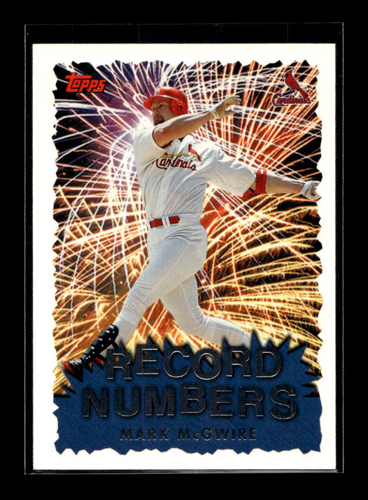 1999 Topps Record Numbers #RN1 Mark McGwire (St. Louis Cardinals)