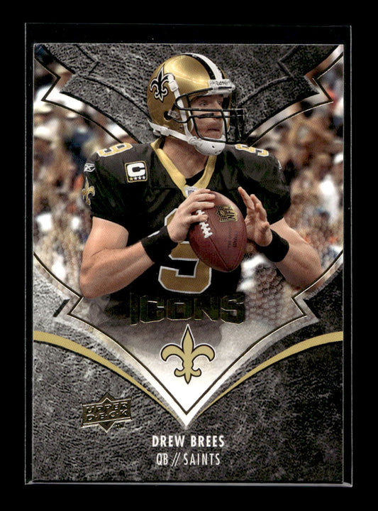 2008 Upper Deck Icons #62 Drew Brees (New Orleans Saints)