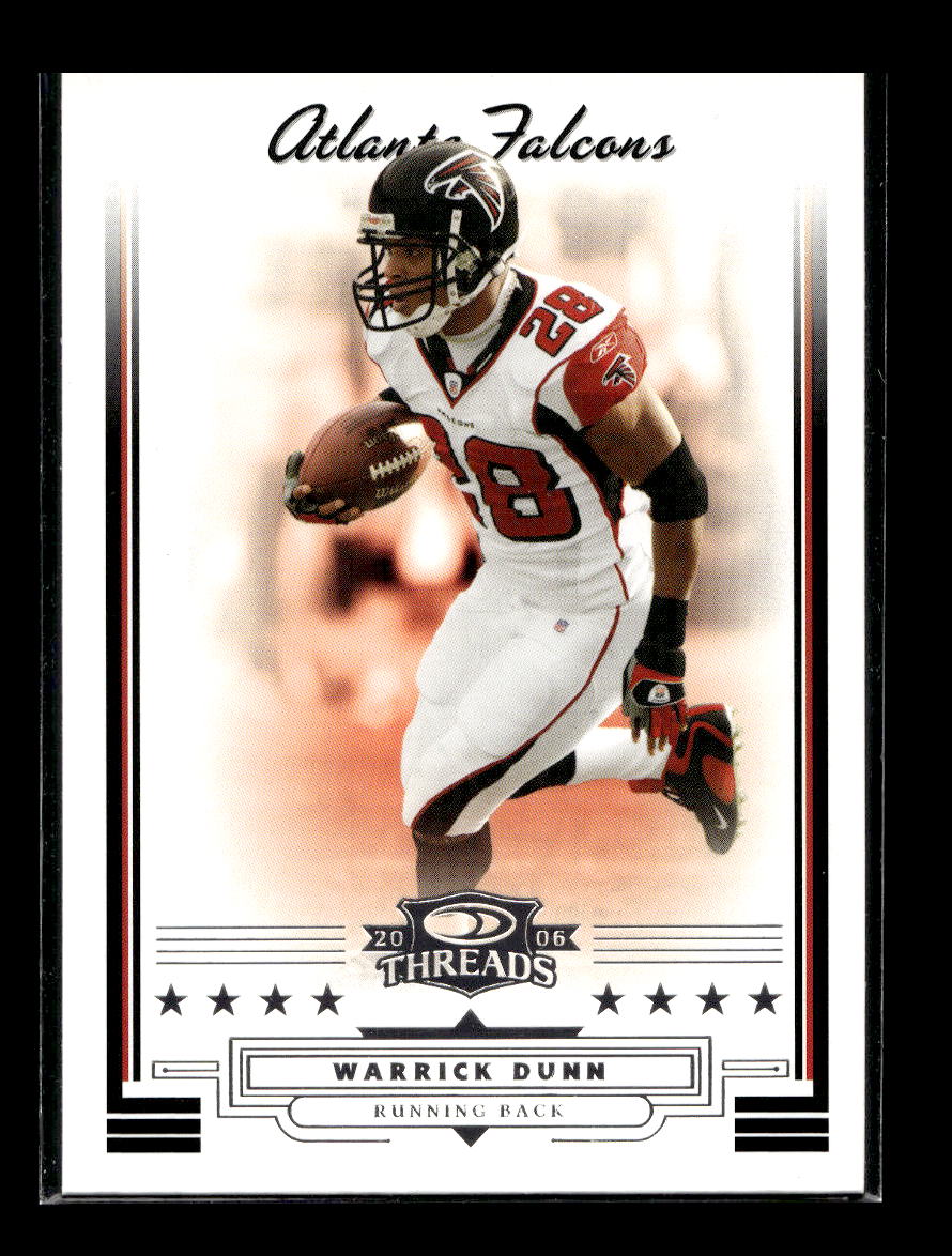 2006 Donruss Threads #24 Warrick Dunn (Atlanta Falcons)