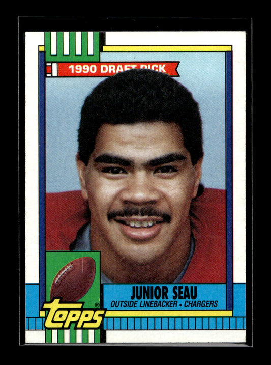1990 Topps #381 Junior Seau Rookie (San Diego Chargers)
