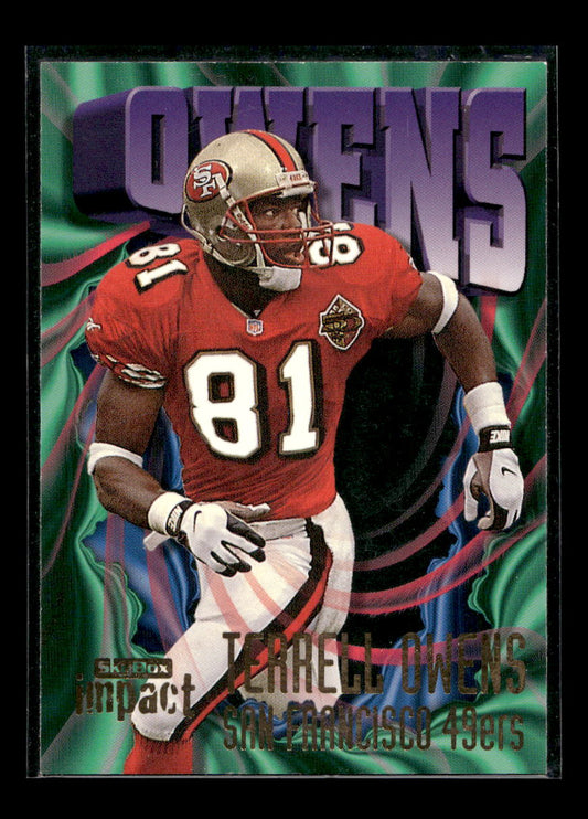 1997 SkyBox Impact #146 Terrell Owens (San Francisco 49ers)