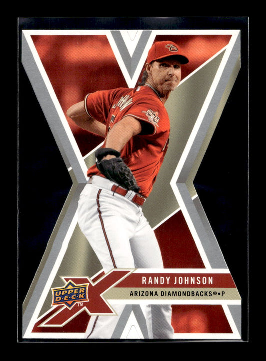 2008 Upper Deck X Die Cut #1 Randy Johnson (Arizona Diamondbacks)