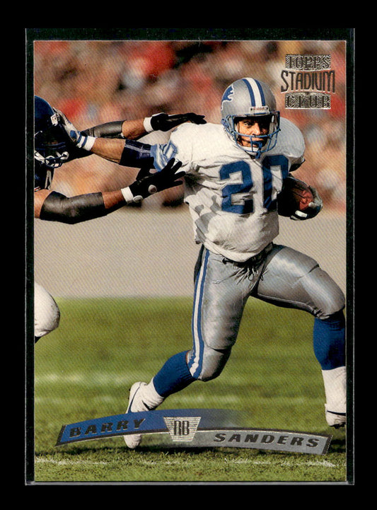 996 Stadium Club #120 Barry Sanders (Detroit Lions)