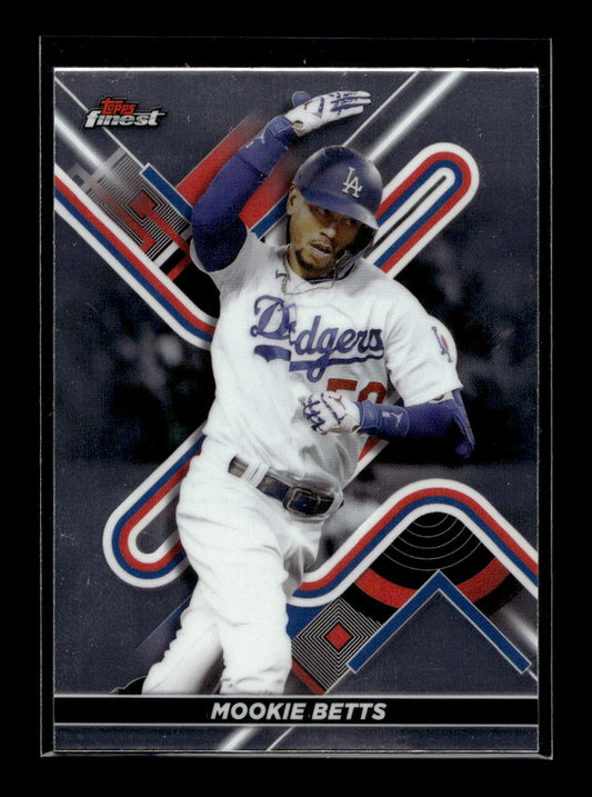 2022 Finest #59 Mookie Betts (Los Angeles Dodgers)