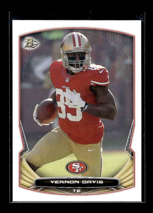 2014 Bowman #V68 Vernon Davis (San Francisco 49ers)