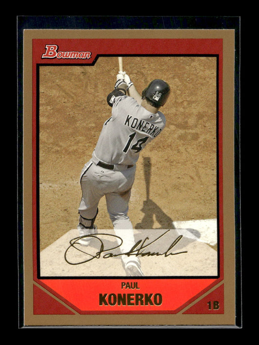 2007 Bowman Gold #165 Paul Konerko (Chicago White Sox)