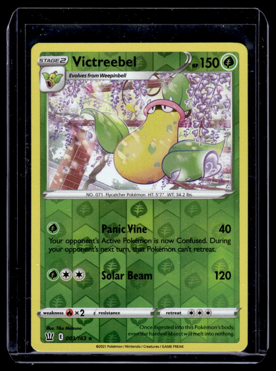 2021 Pokemon Battle Styles Victreebel Reverse Holo Card #3 – Sportscard ...