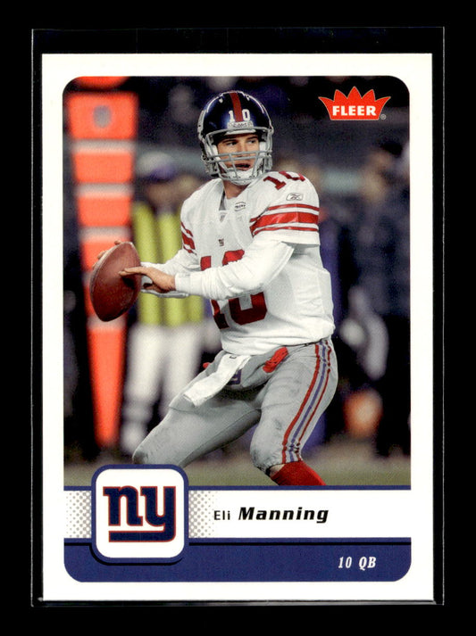 2006 Fleer #63 Eli Manning (New York Giants)