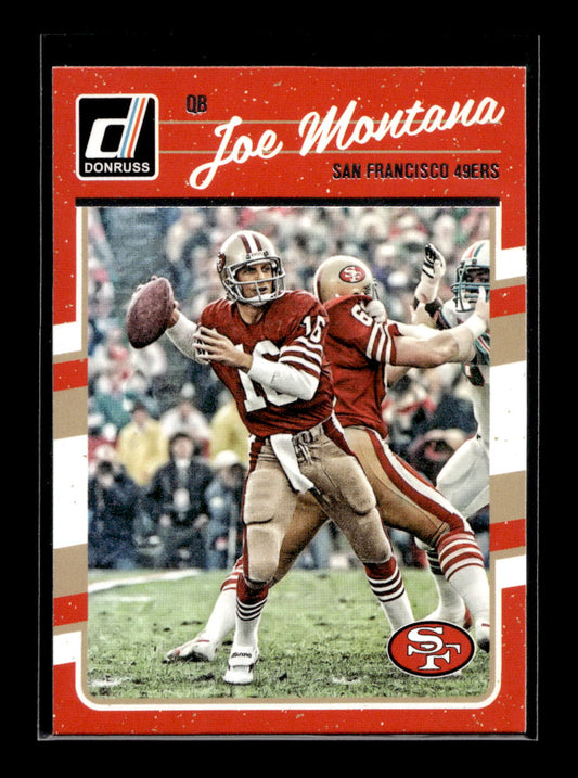 2016 Donruss #262 Joe Montana (San Francisco 49ers)