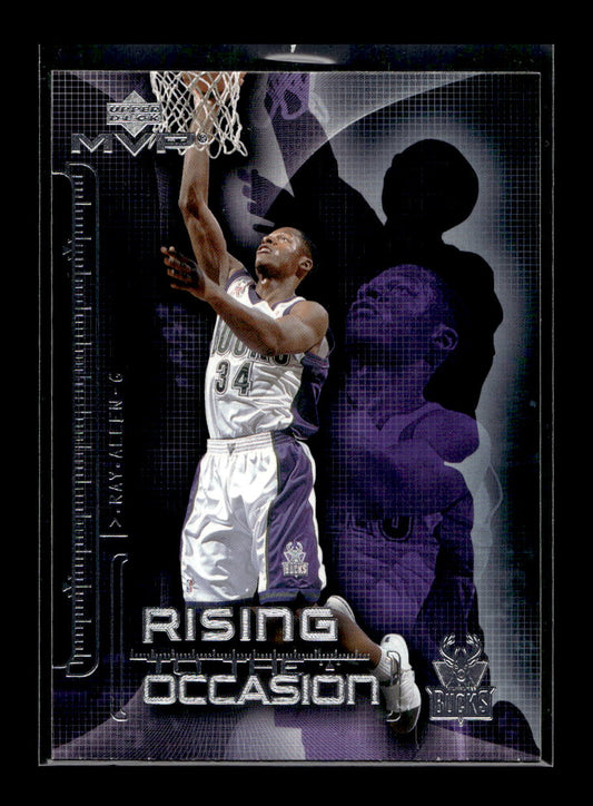 2002-03 Upper Deck MVP Rising to the Occasion #11 Ray Allen (Milwaukee Bucks)
