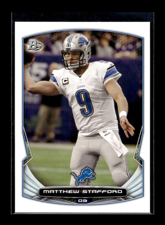 2014 Bowman #V101 Matthew Stafford (Detroit Lions)