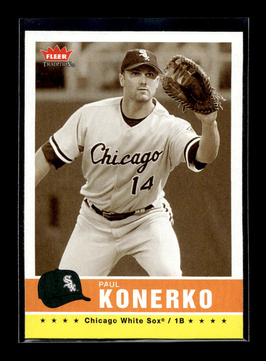 2006 Fleer Tradition B&W #188 Paul Konerko (Chicago White Sox)