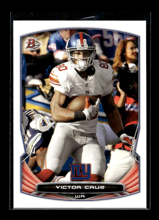 2014 Bowman #102 Victor Cruz (New York Giants)