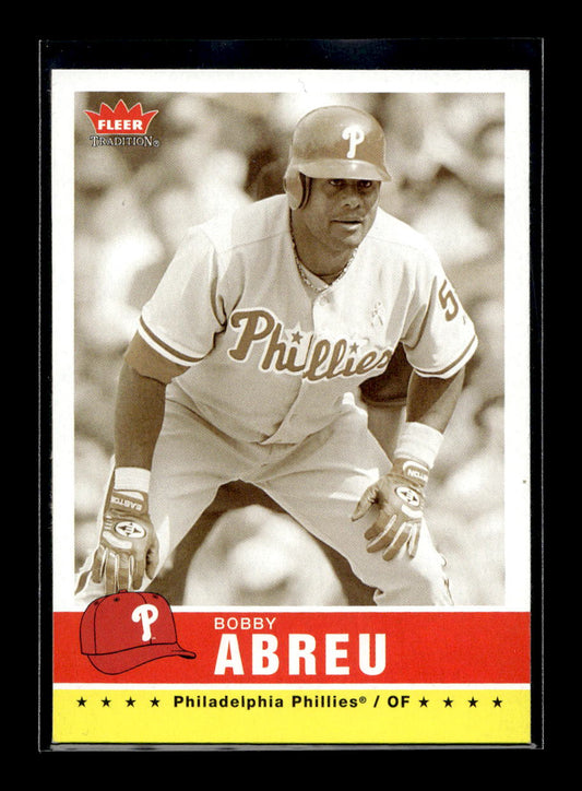 2006 Fleer Tradition Sepia #128 Bobby Abreu (Philadelphia Phillies)