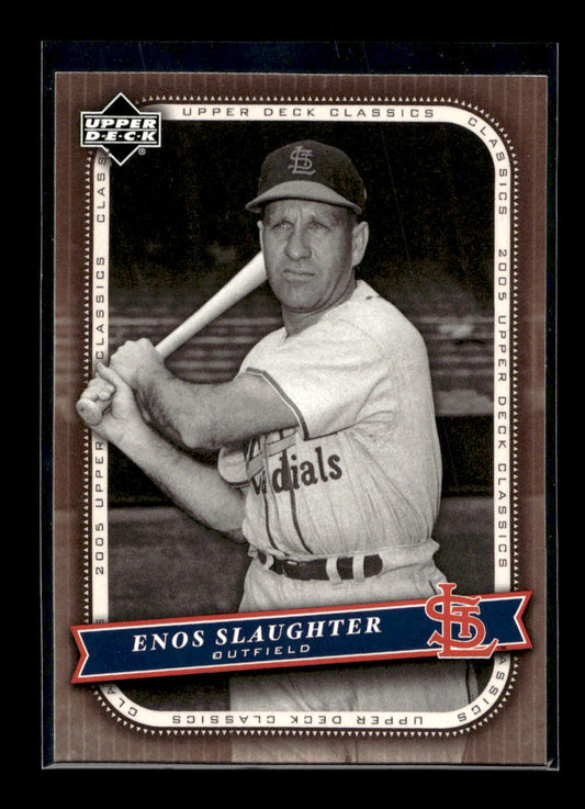 2005 Upper Deck Classics #32 Enos Slaughter (St. Louis Cardinals)