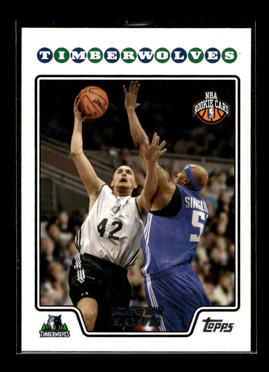 2008-09 Topps #200 Kevin Love Rookie (Minnesota Timberwolves)