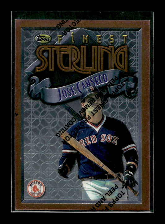 1996 Finest Bronze #221 Jose Canseco (Boston Red Sox)