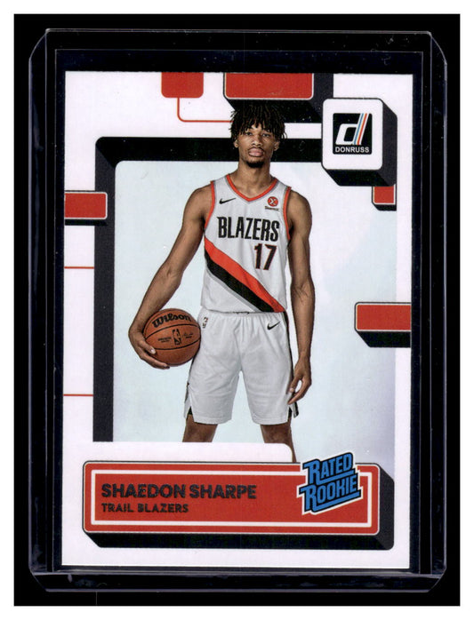 2022-23 Donruss Rated Rookie #207 Shaedon Sharpe (Portland Trail Blazers)