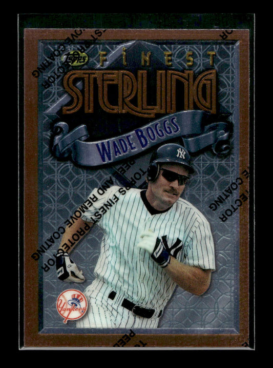1996 Finest Bronze #301 Wade Boggs (New York Yankees)