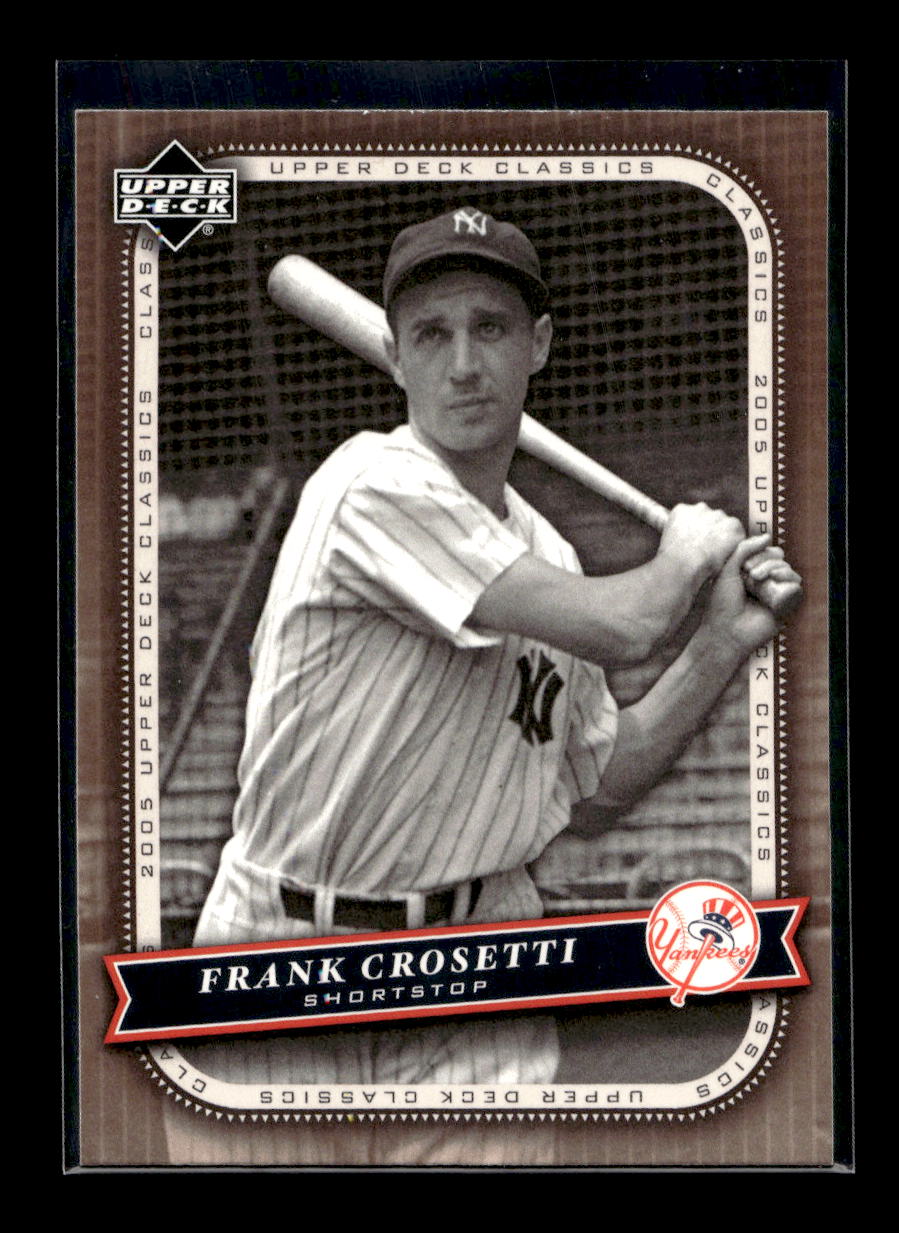 2005 Upper Deck Classics #36 Frankie Crosetti (New York Yankees)