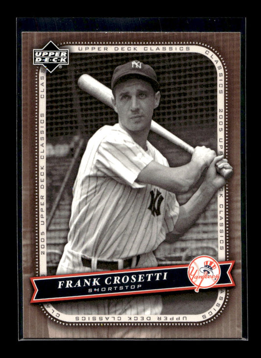 2005 Upper Deck Classics #36 Frankie Crosetti (New York Yankees)