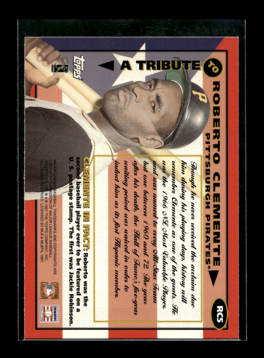 1998 Topps Clemente Tribute #RC5 Roberto Clemente (Pittsburgh Pirates)