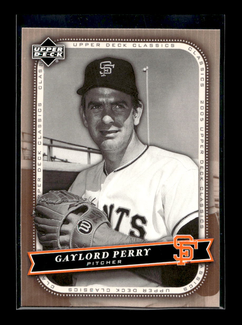 2005 Upper Deck Classics #37 Gaylord Perry (San Francisco Giants)