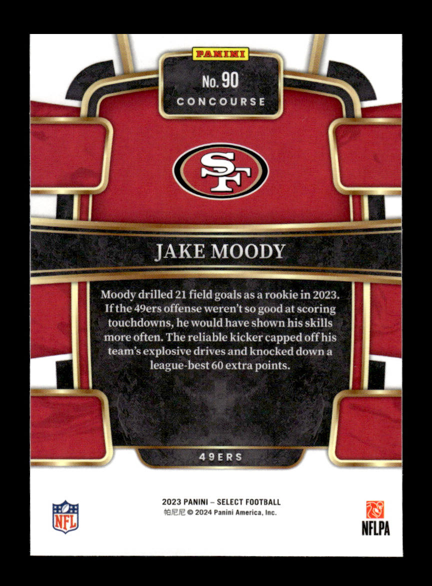 2023 Select #90 Jake Moody Rookie (San Francisco 49ers)