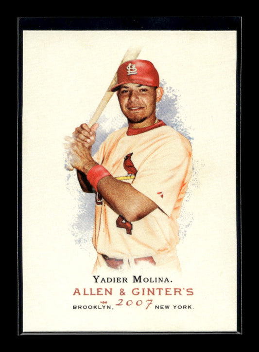 2007 Topps Allen and Ginter #314 Yadier Molina (St. Louis Cardinals)
