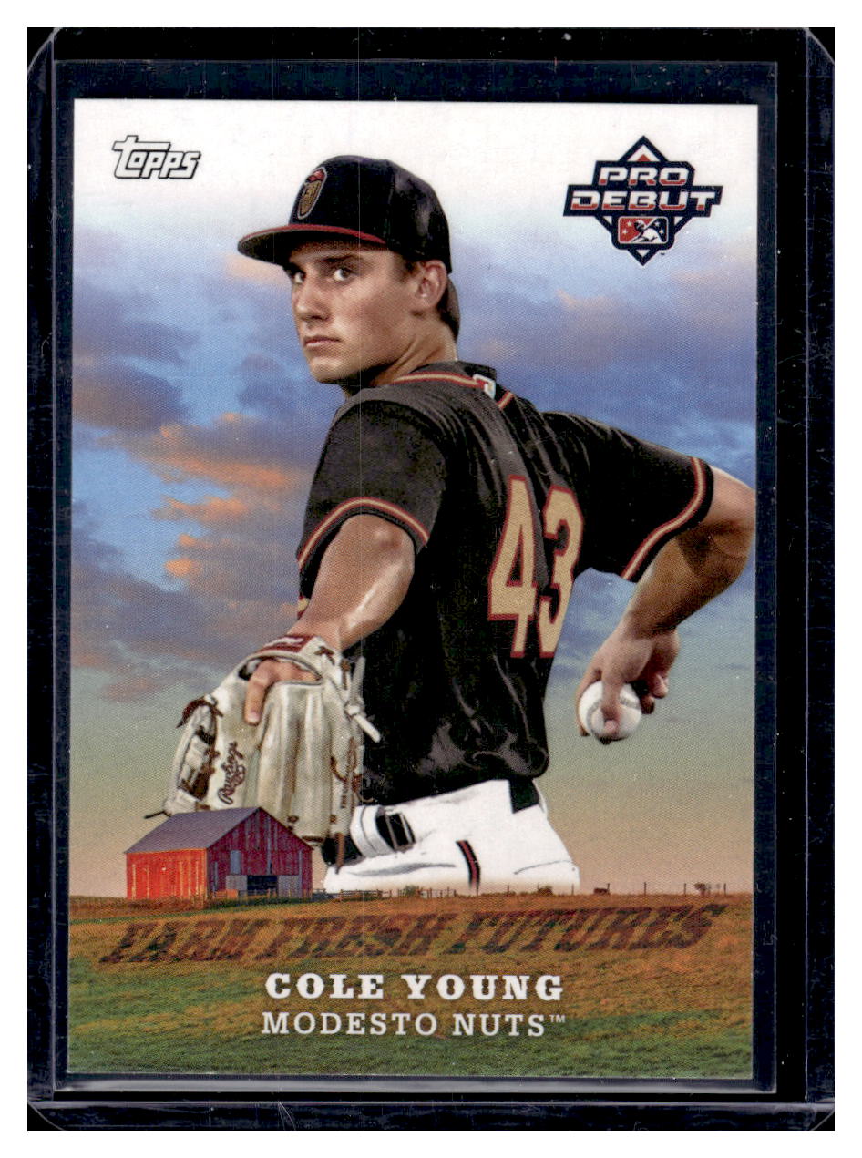 2023 Topps Pro Debut COLE YOUNG FF16 Baseball (Modesto Nuts