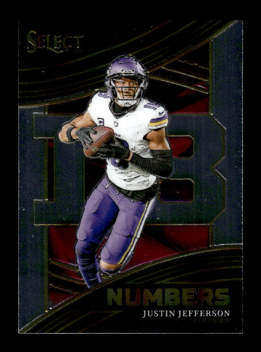 2023 Select Select Numbers #NMB-JJE Justin Jefferson (Minnesota Vikings)